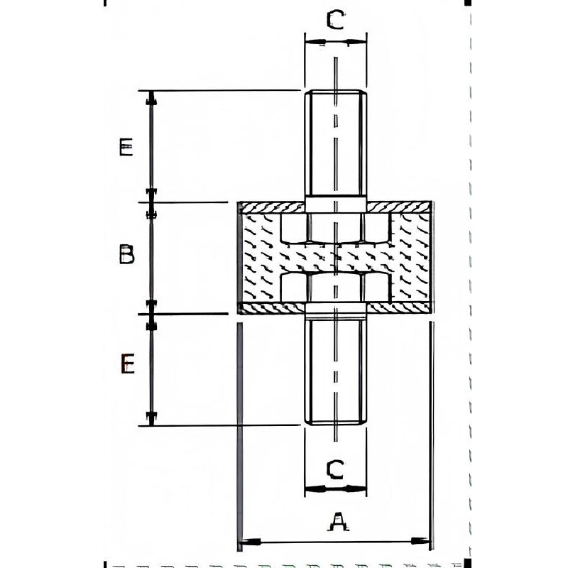 VV type Rubber Vibration Mounts - Image 4